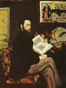 Edouard Manet Portrait of Emile Zola Norge oil painting reproduction